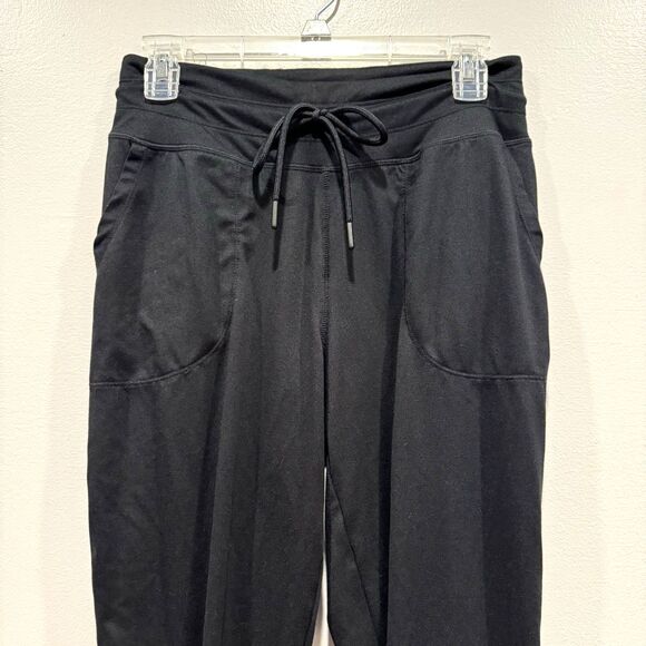 Lole Jogger Stretch High-Rise Pants Black Casual Drawstring Waist Women sz Small - Picture 2 of 10